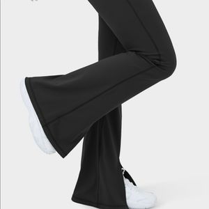 Aerie flare leggings split hem